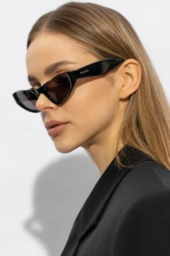 Alaïa CZARNY Okulary przeciwsłoneczne