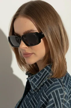 Alaïa CZARNY Okulary przeciwsłoneczne
