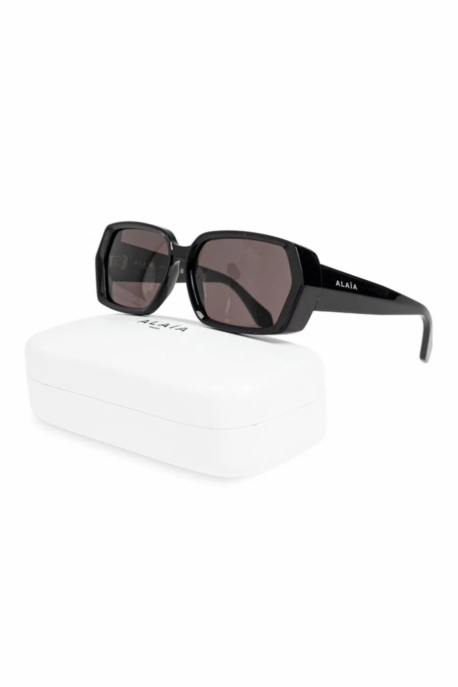 Alaïa CZARNY Okulary przeciwsłoneczne