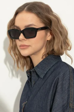 Alaïa CZARNY Okulary przeciwsłoneczne