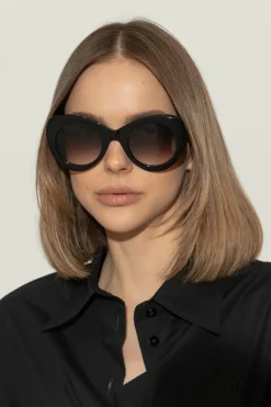 Alaïa CZARNY Okulary przeciwsłoneczne