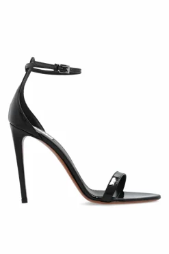 Alaïa CZARNY Sandały na obcasie