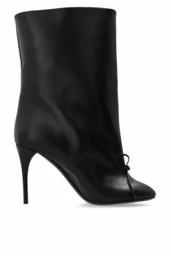 Alaïa CZARNY Skórzane botki