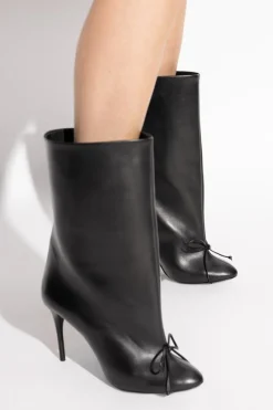 Alaïa CZARNY Skórzane botki