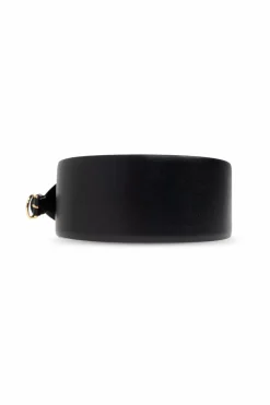 Alaïa CZARNY Skórzany pasek