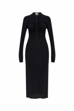 Alaïa CZARNY Sukienka o dopasowanym kroju
