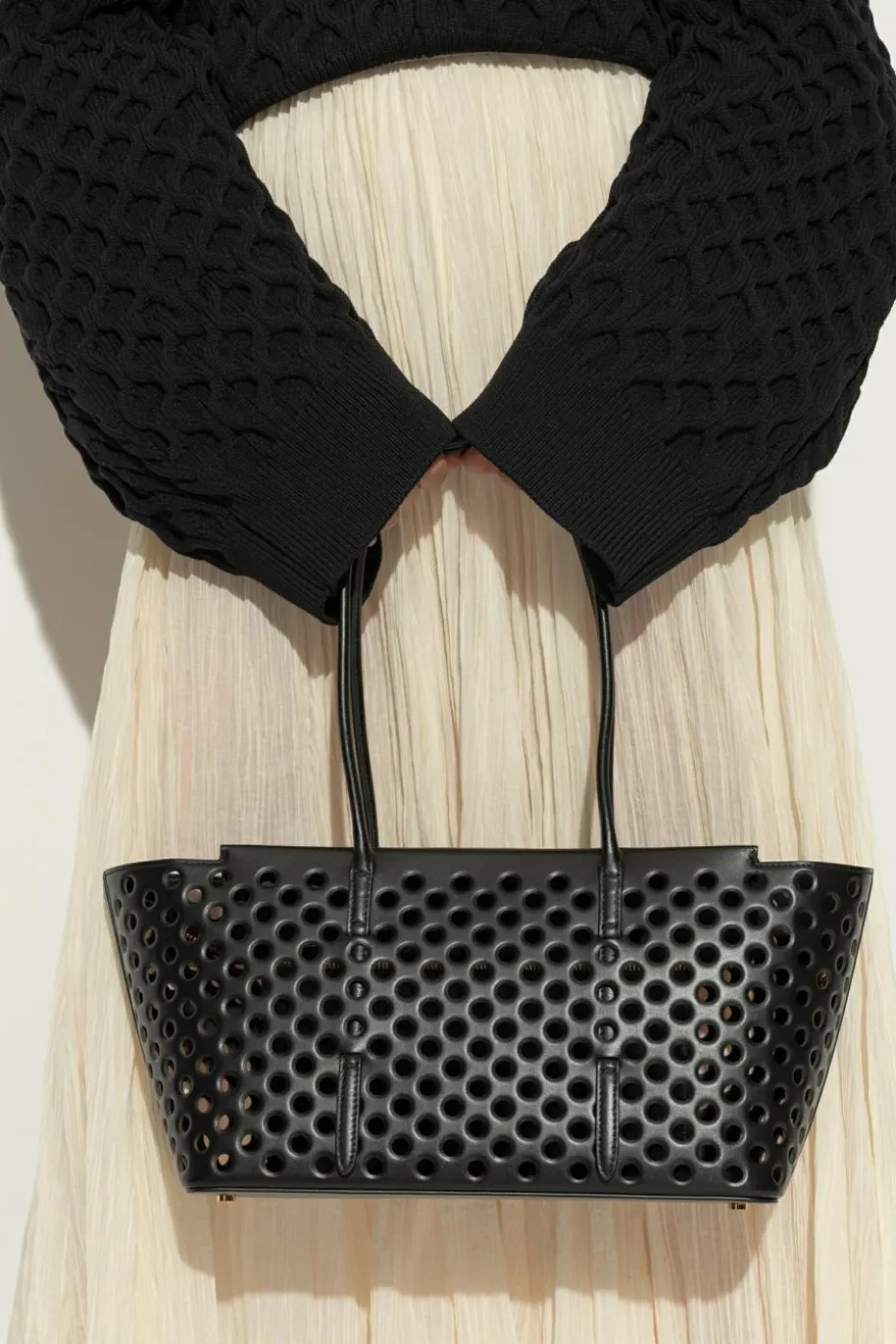 Alaïa CZARNY Torba na ramię `Neo Minia 32`