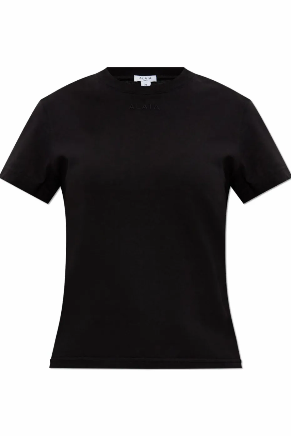 Alaïa CZARNY T-shirt z logo