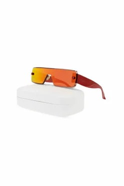 Alaïa CZERWONY Okulary przeciwsłoneczne