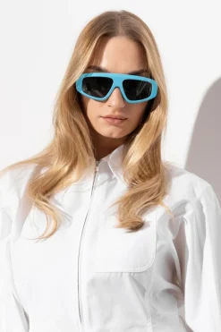 Alaïa NIEBIESKI Okulary przeciwsłoneczne