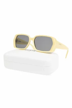 Alaïa ŻÓŁTY Okulary przeciwsłoneczne