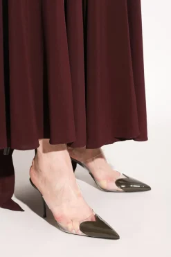 Alaïa ZIELONY Kapki na obcasie `Le Coeur`