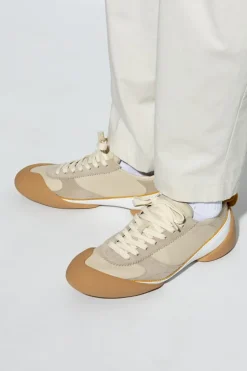 Alexander McQueen beżowy Buty sportowe z logo