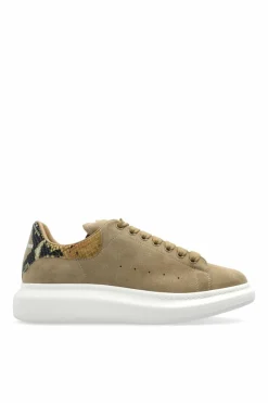 Alexander McQueen beżowy Skórzane buty sportowe