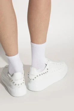 Alexander McQueen BIAŁY Buty sportowe z ćwiekami
