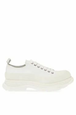 Alexander McQueen BIAŁY Buty na platformie z logo