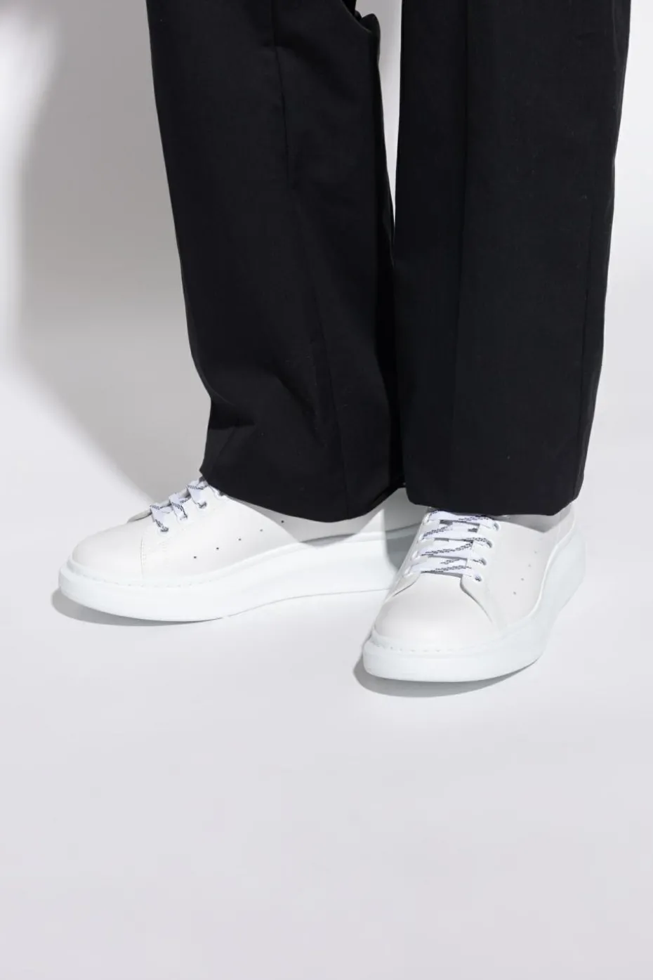 Alexander McQueen BIAŁY Buty sportowe z logo