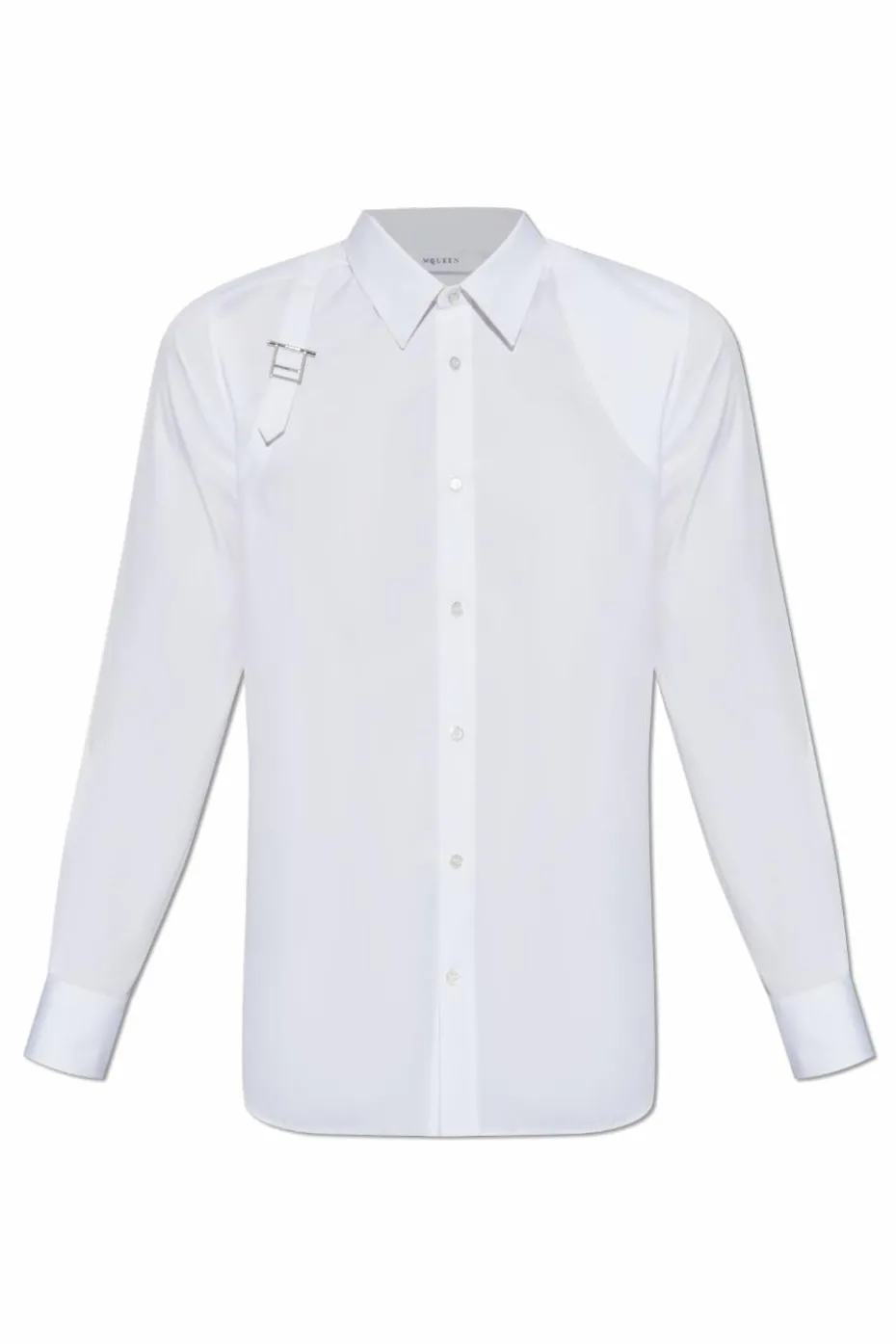 Alexander McQueen BIAŁY Bawełniana koszula