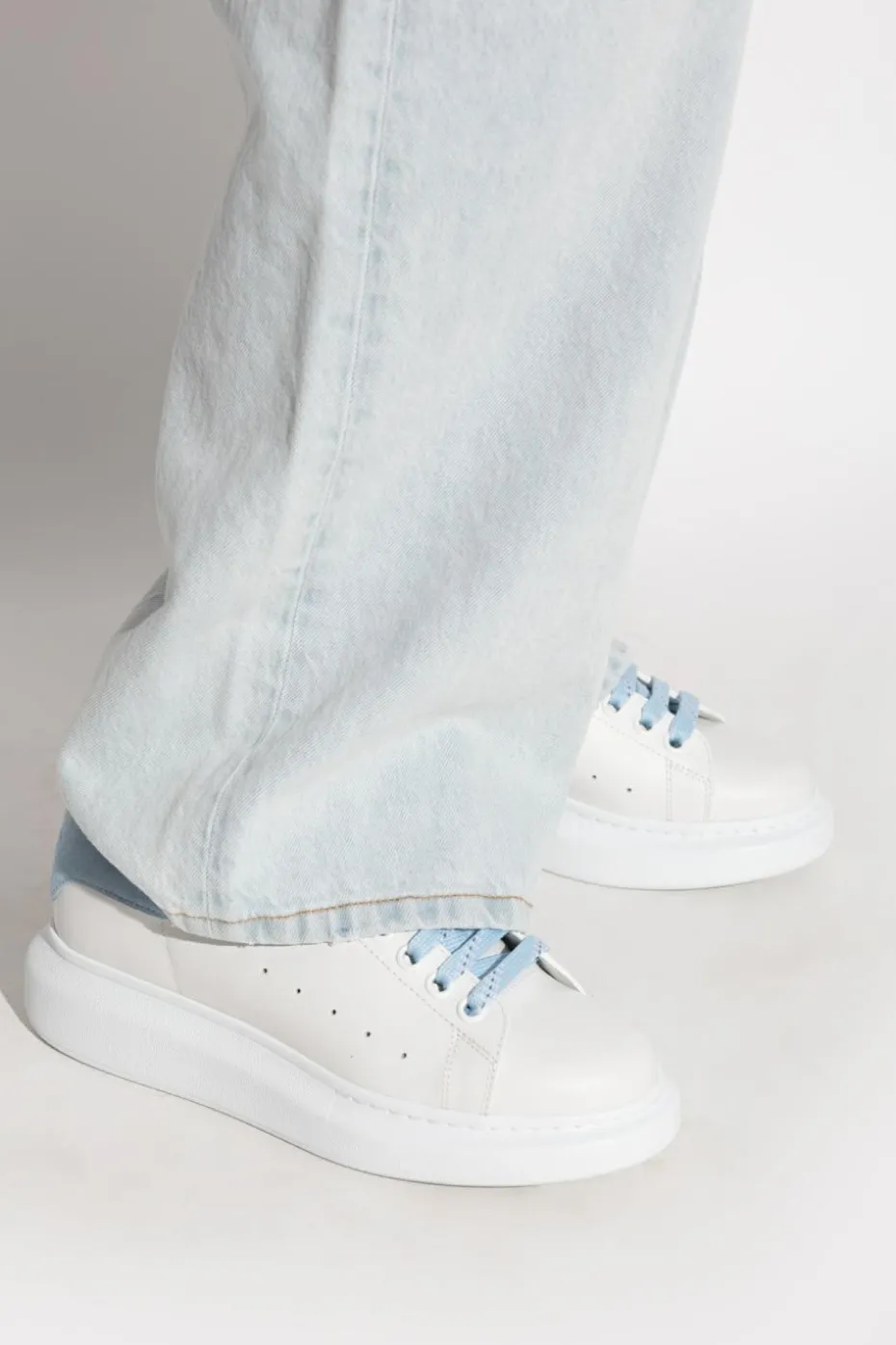 Alexander McQueen BIAŁY Buty sportowe z logo