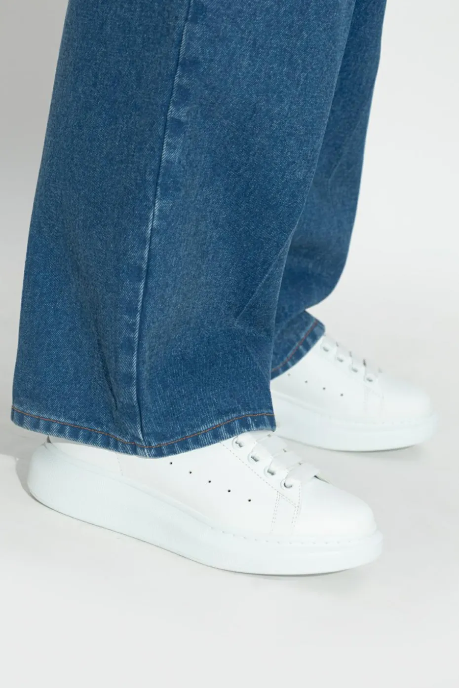 Alexander McQueen BIAŁY Buty sportowe z logo