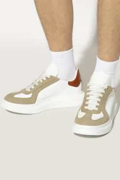 Alexander McQueen BIAŁY Skórzane buty
