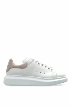 Alexander McQueen BIAŁY Skórzane buty sportowe