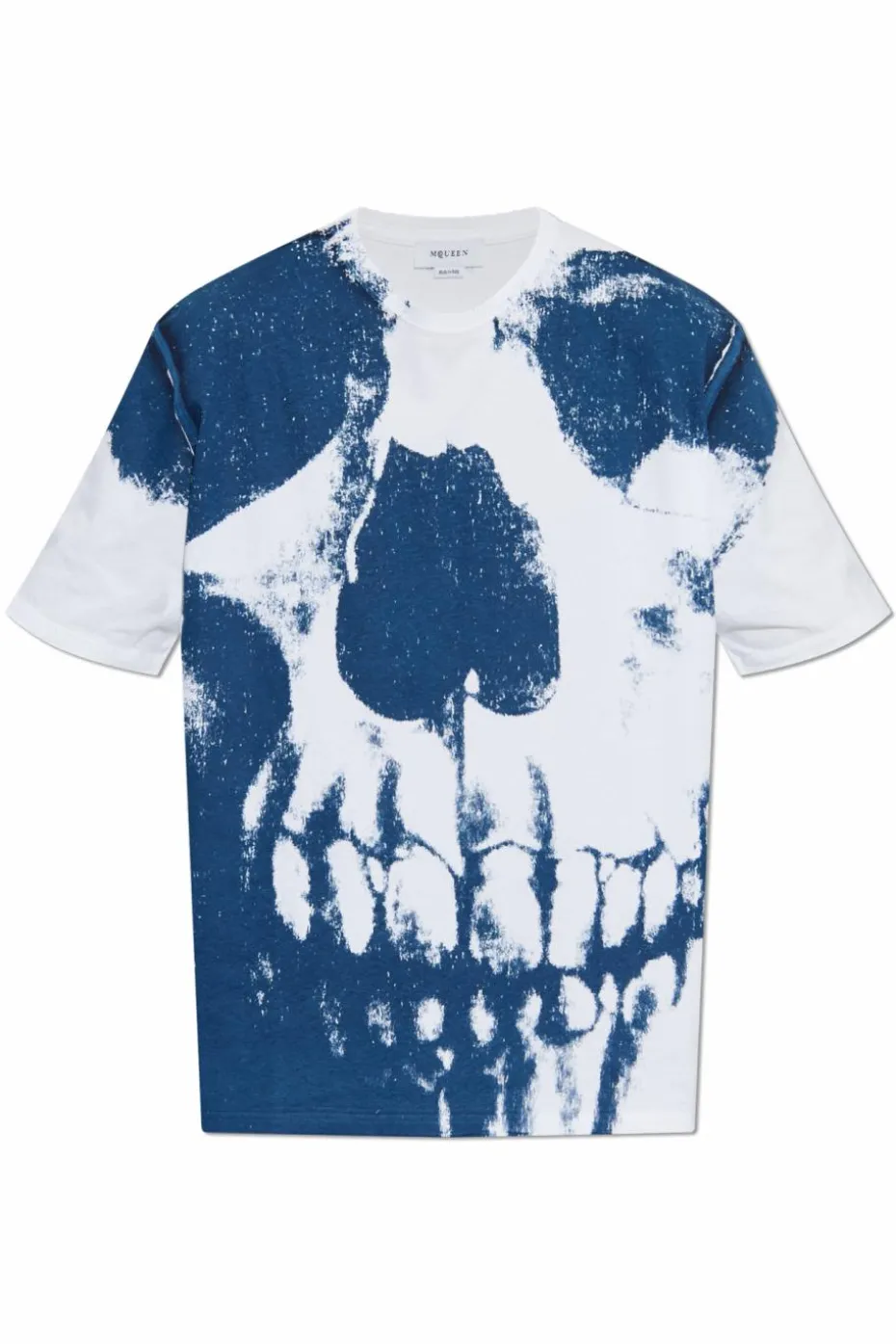 Alexander McQueen BIAŁY T-shirt z nadrukiem