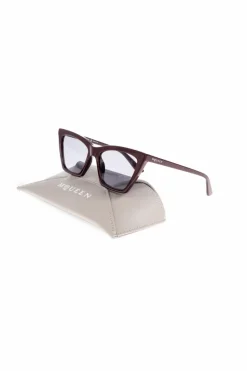 Alexander McQueen BORDO Okulary przeciwsłoneczne