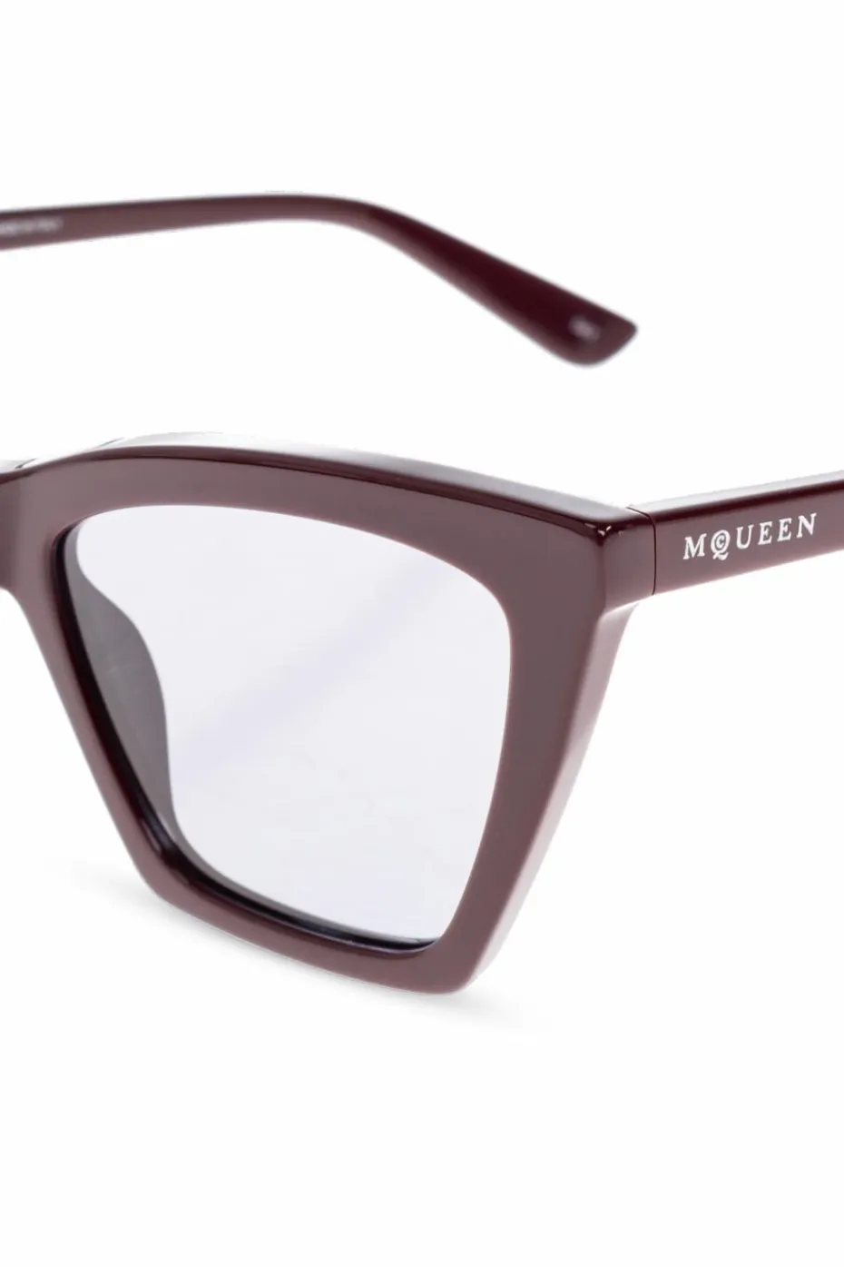 Alexander McQueen BORDO Okulary przeciwsłoneczne