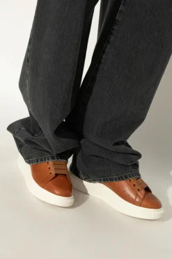 Alexander McQueen BRĄZOWY Buty sportowe `Oversized Retro`