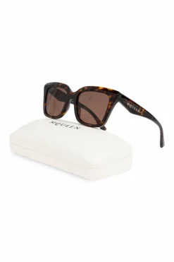 Alexander McQueen BRĄZOWY Okulary przeciwsłoneczne