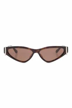 Alexander McQueen BRĄZOWY Okulary przeciwsłoneczne