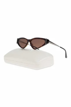 Alexander McQueen BRĄZOWY Okulary przeciwsłoneczne