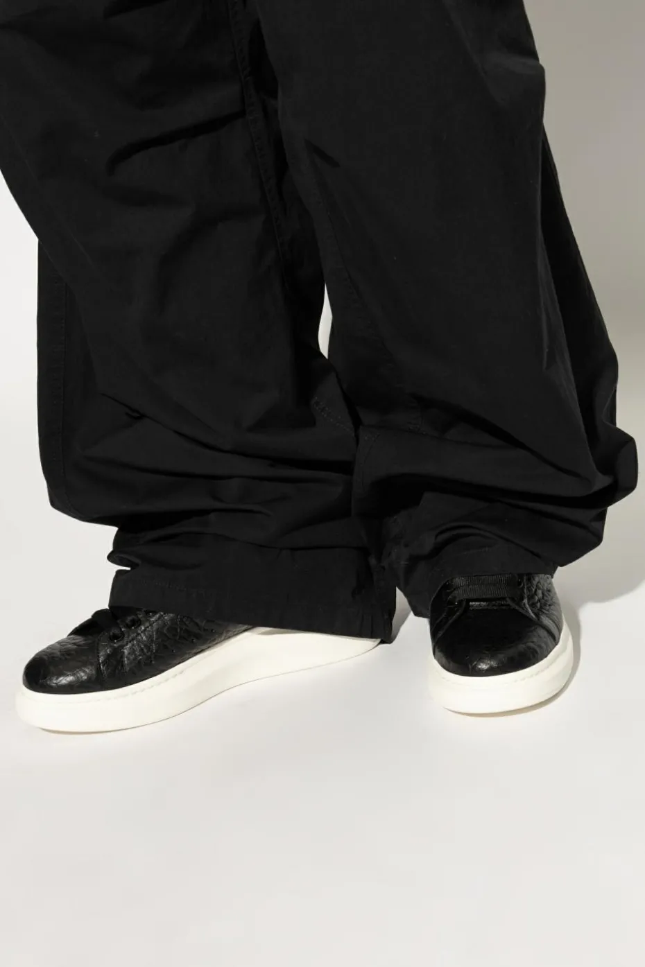 Alexander McQueen CZARNY Buty sportowe `Oversized Retro`
