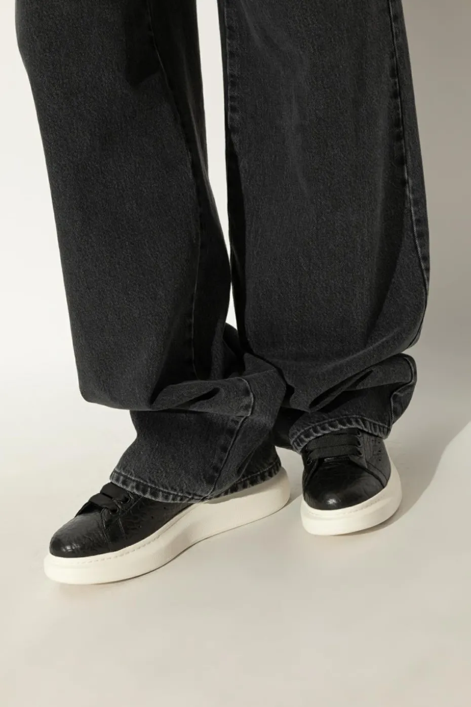 Alexander McQueen CZARNY Buty sportowe `Oversized`