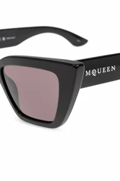 Alexander McQueen CZARNY Okulary przeciwsłoneczne