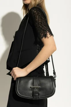 Alexander McQueen CZARNY Torba na ramię `T-Bar Satchel`