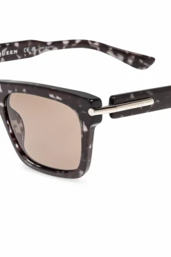 Alexander McQueen CZARNY Okulary przeciwsłoneczne