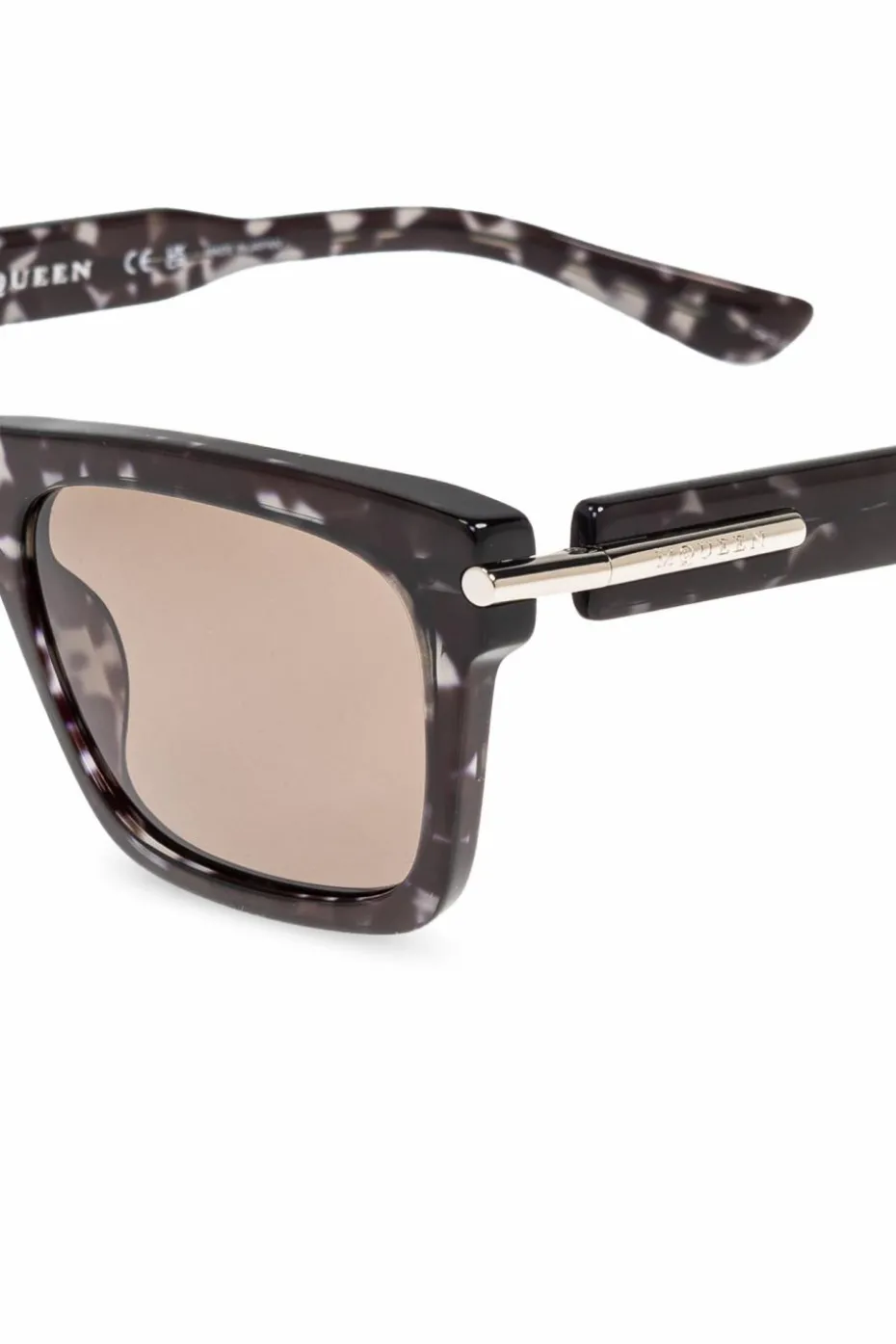 Alexander McQueen CZARNY Okulary przeciwsłoneczne