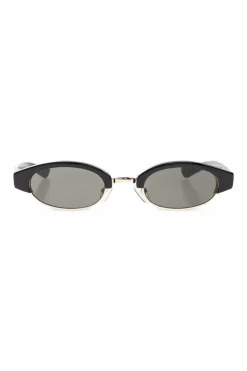 Alexander McQueen CZARNY Okulary przeciwsłoneczne