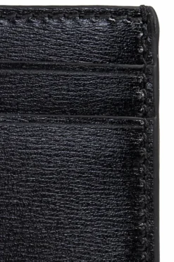 Alexander McQueen CZARNY Skórzane etui na karty