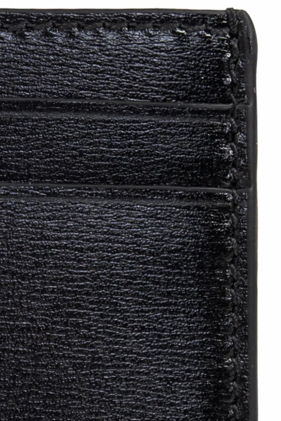 Alexander McQueen CZARNY Skórzane etui na karty
