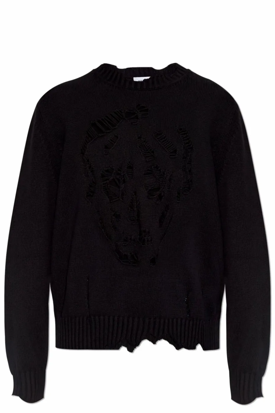 Alexander McQueen CZARNY Sweter z logo