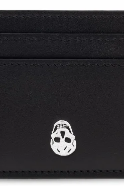 Alexander McQueen CZARNY Skórzane etui na karty