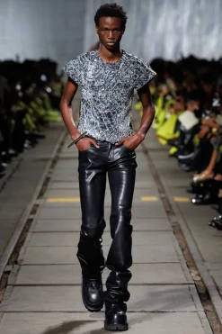 Alexander McQueen CZARNY Skórzane buty na platformie
