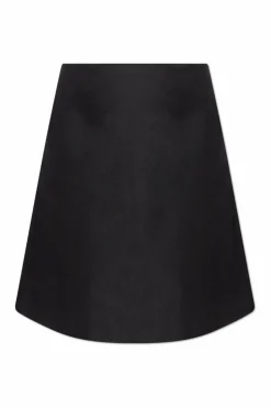 Alexander McQueen CZARNY Asymetryczna spódnica