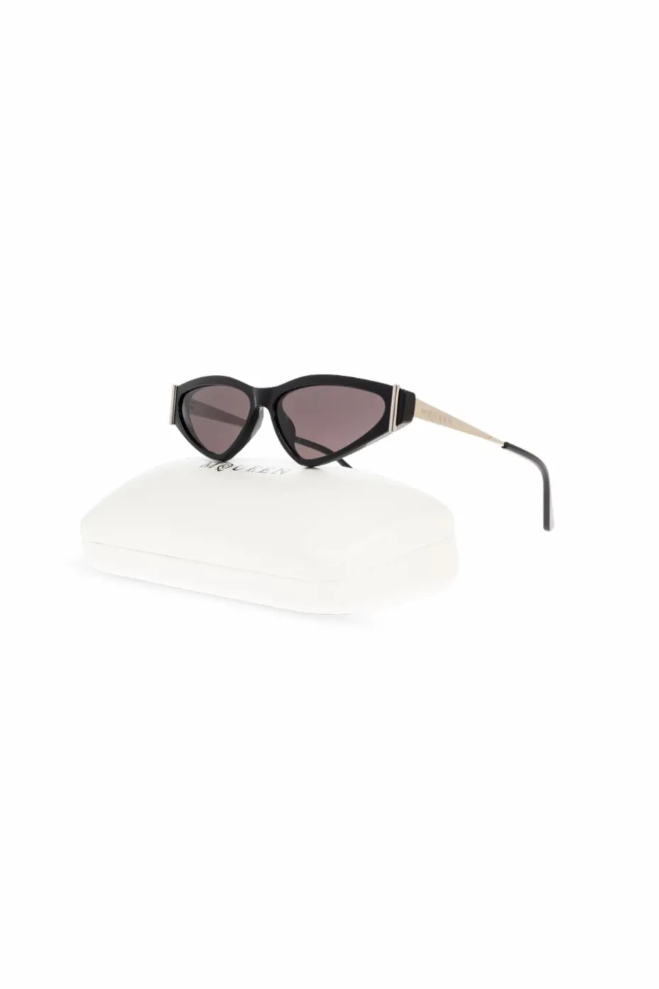 Alexander McQueen CZARNY Okulary przeciwsłoneczne