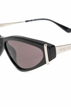 Alexander McQueen CZARNY Okulary przeciwsłoneczne