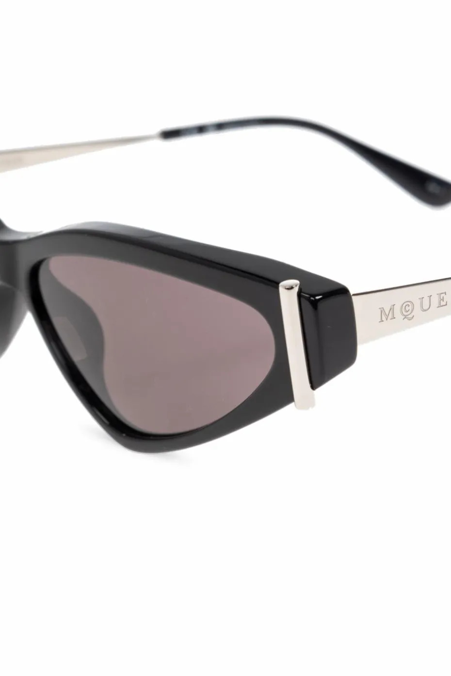 Alexander McQueen CZARNY Okulary przeciwsłoneczne