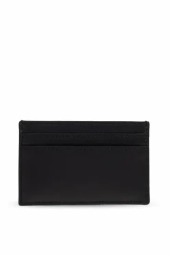 Alexander McQueen CZARNY Skórzane etui na karty